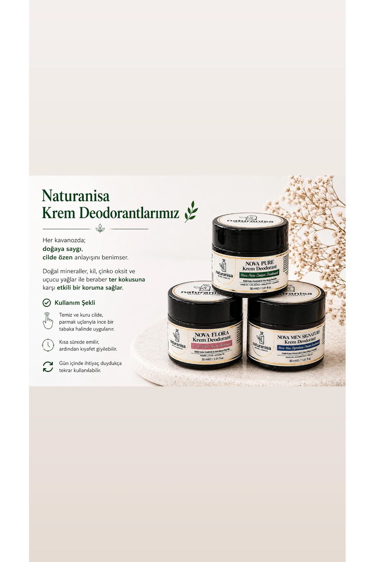 Nova Men Signature Krem Deodorant görsel 2